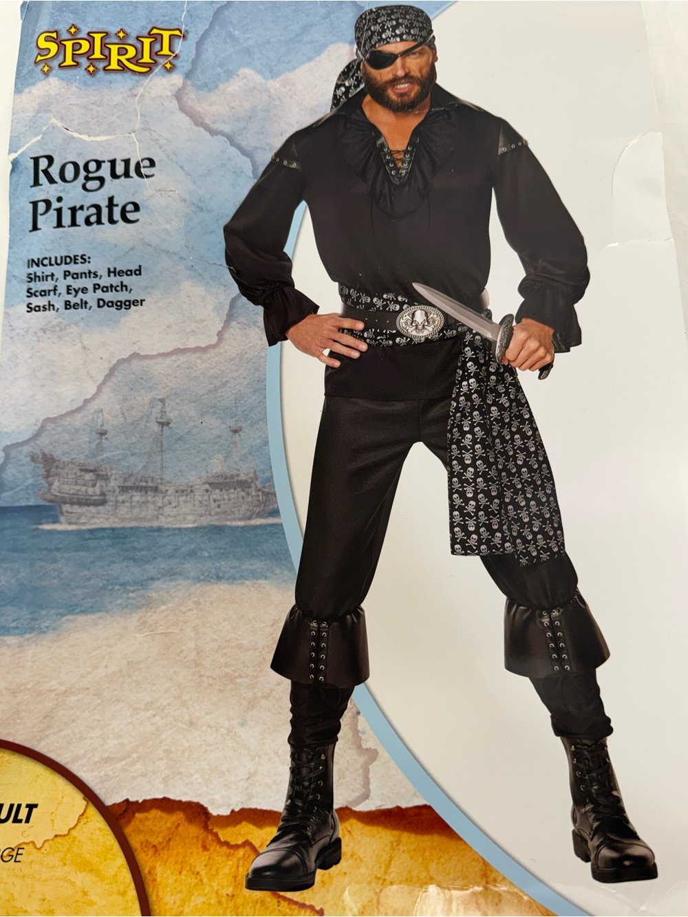 Spirit Rogue Pirate Dress Up Halloween Costume